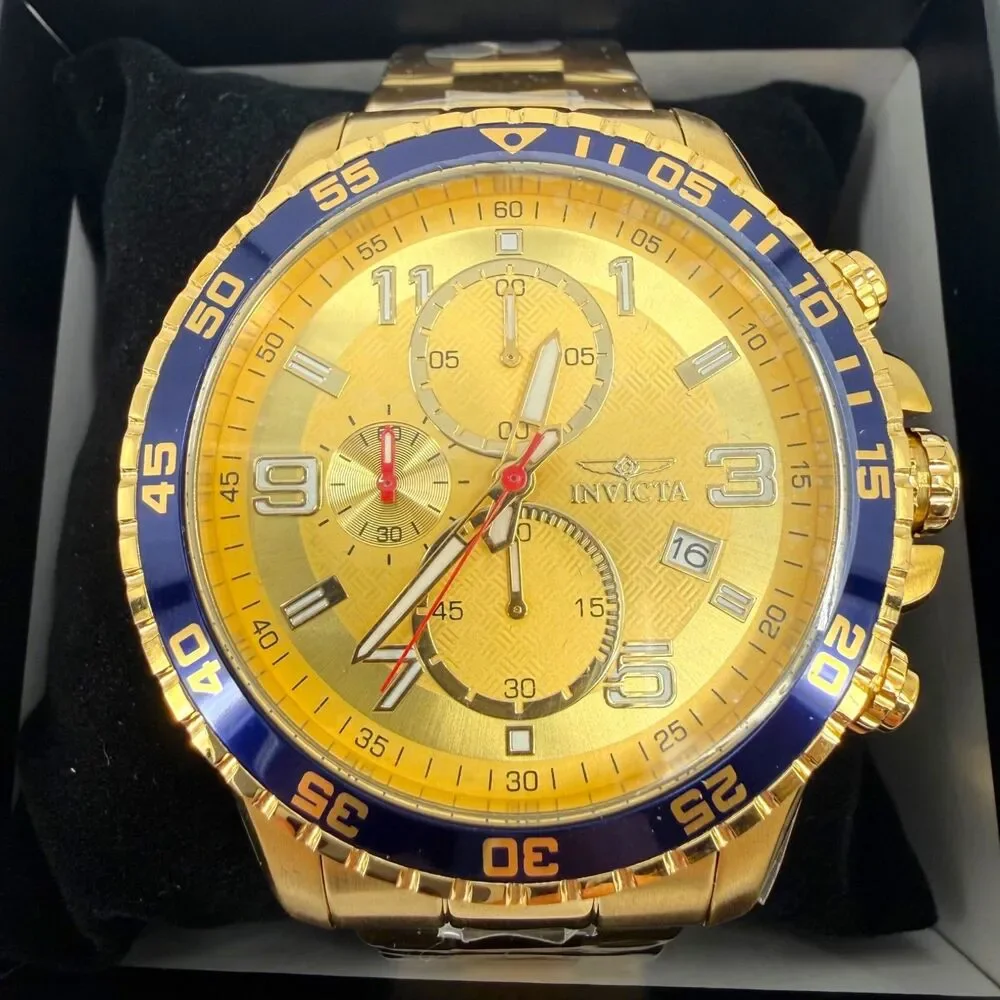 NEW Invicta Specialty Fortitude Men's Watch 45mm Gold (490595)